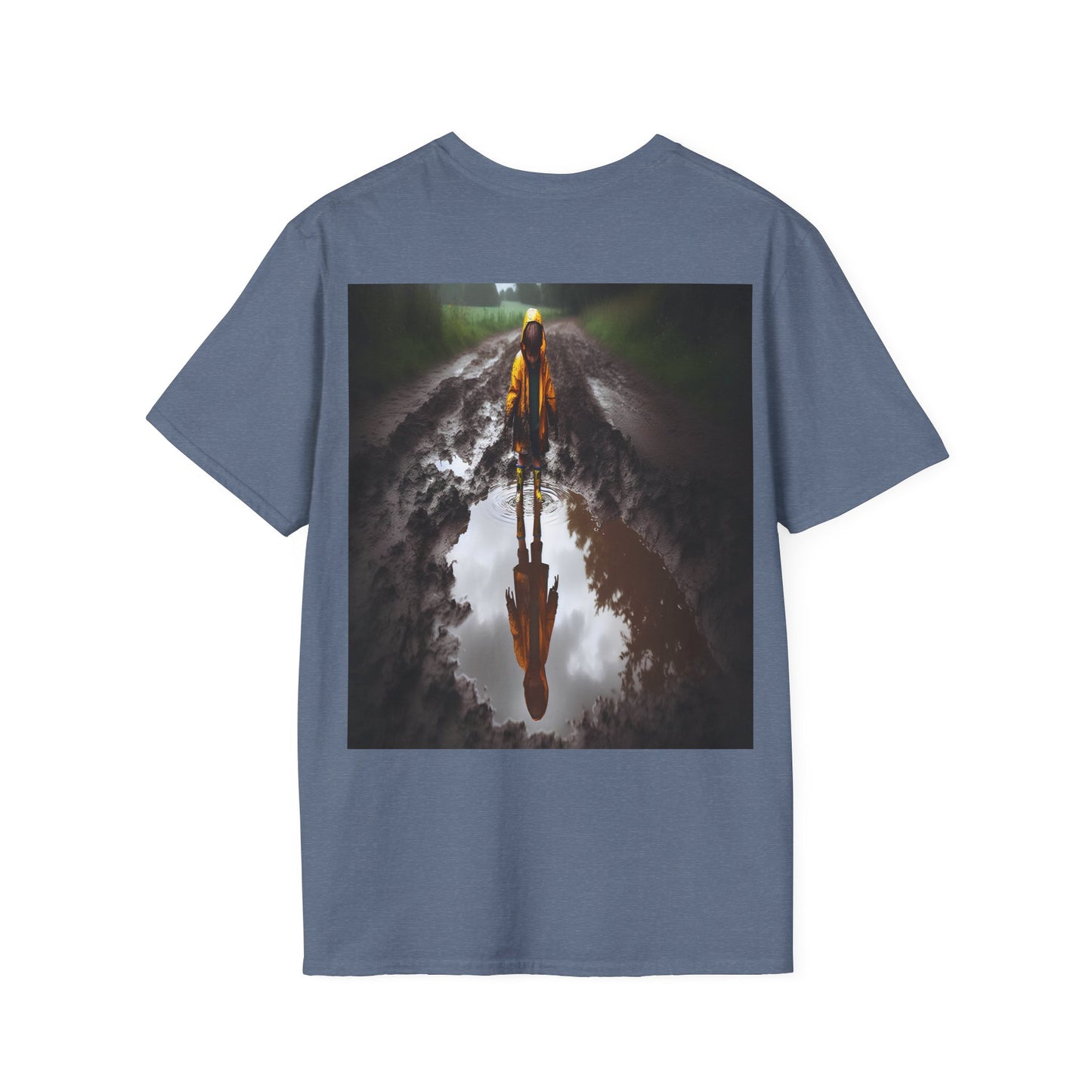 rainy day puddles Unisex Softstyle T-Shirt