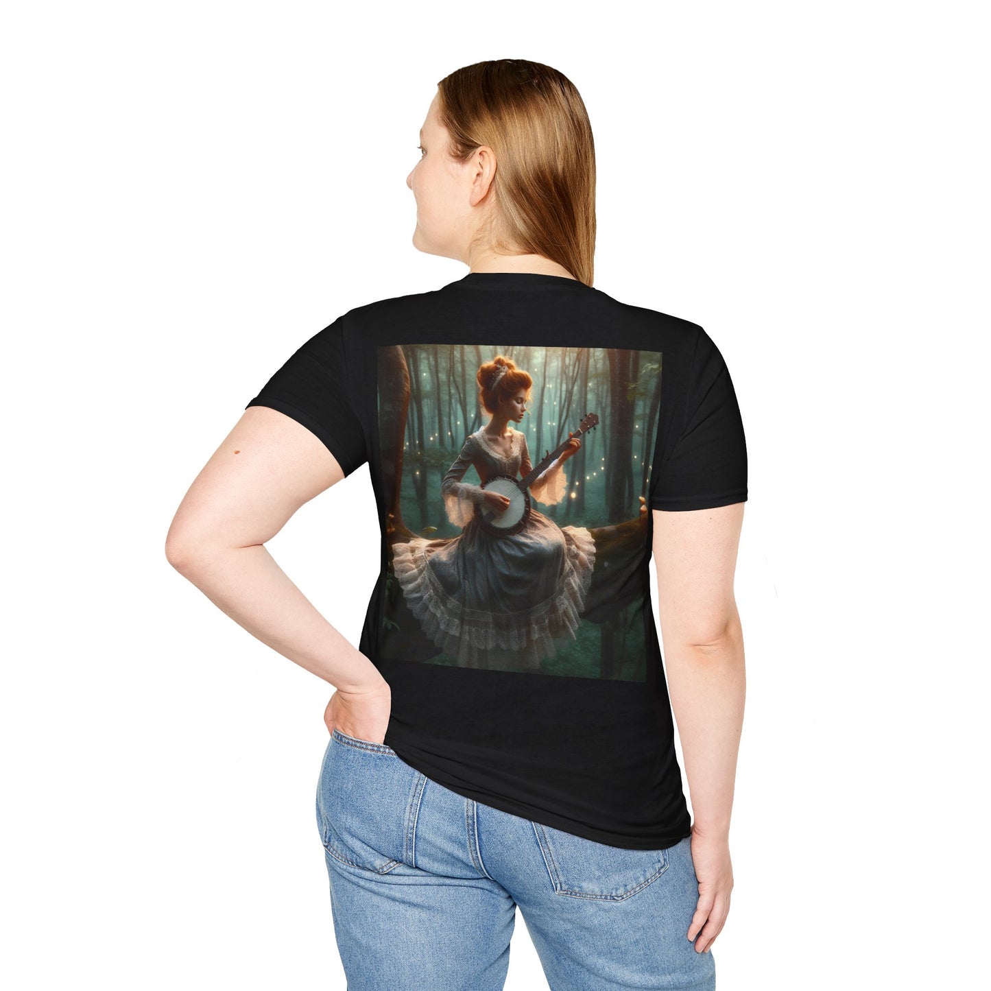 Magical banjo, Forest Unisex Softstyle T-Shirt