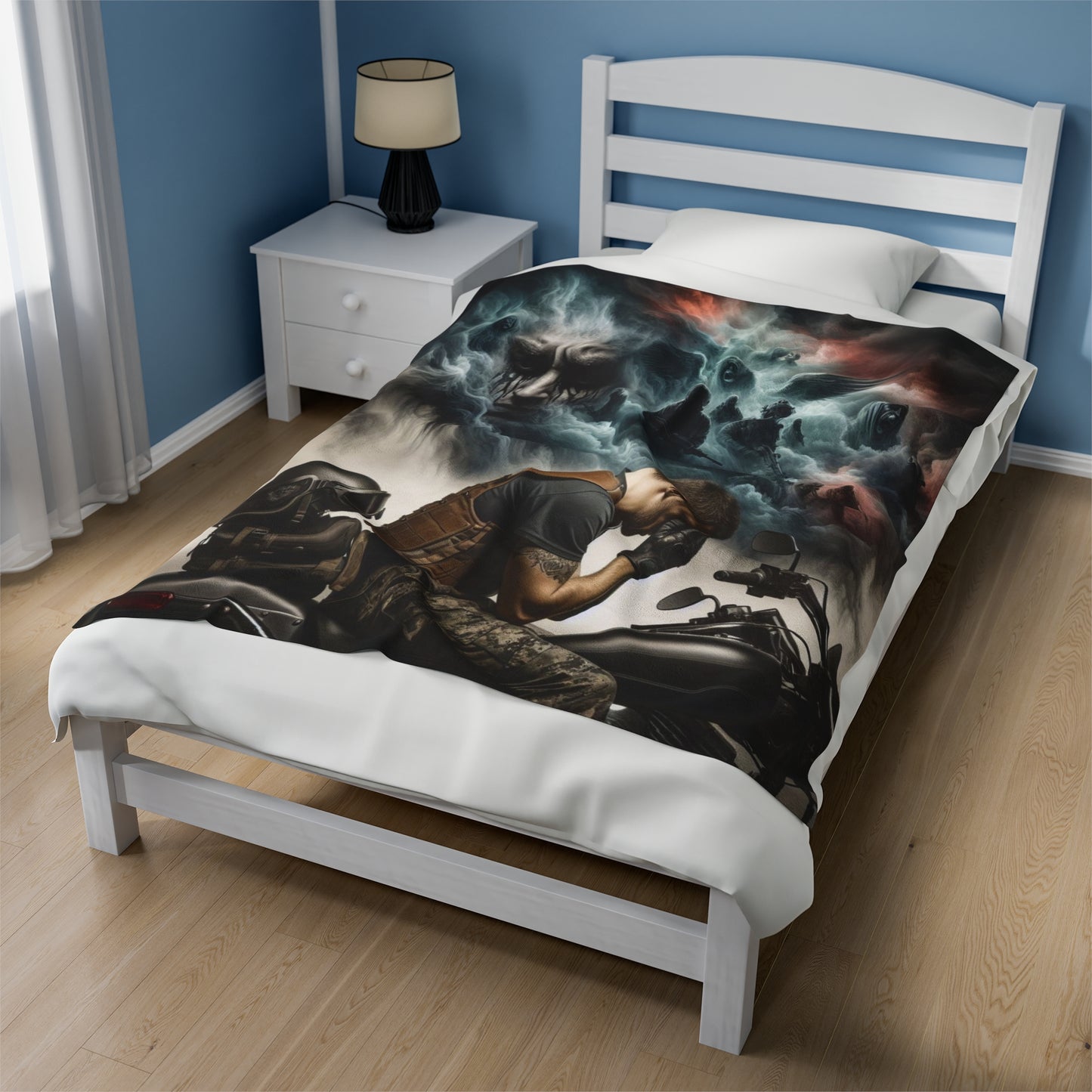 riders torments Velveteen Plush Blanket