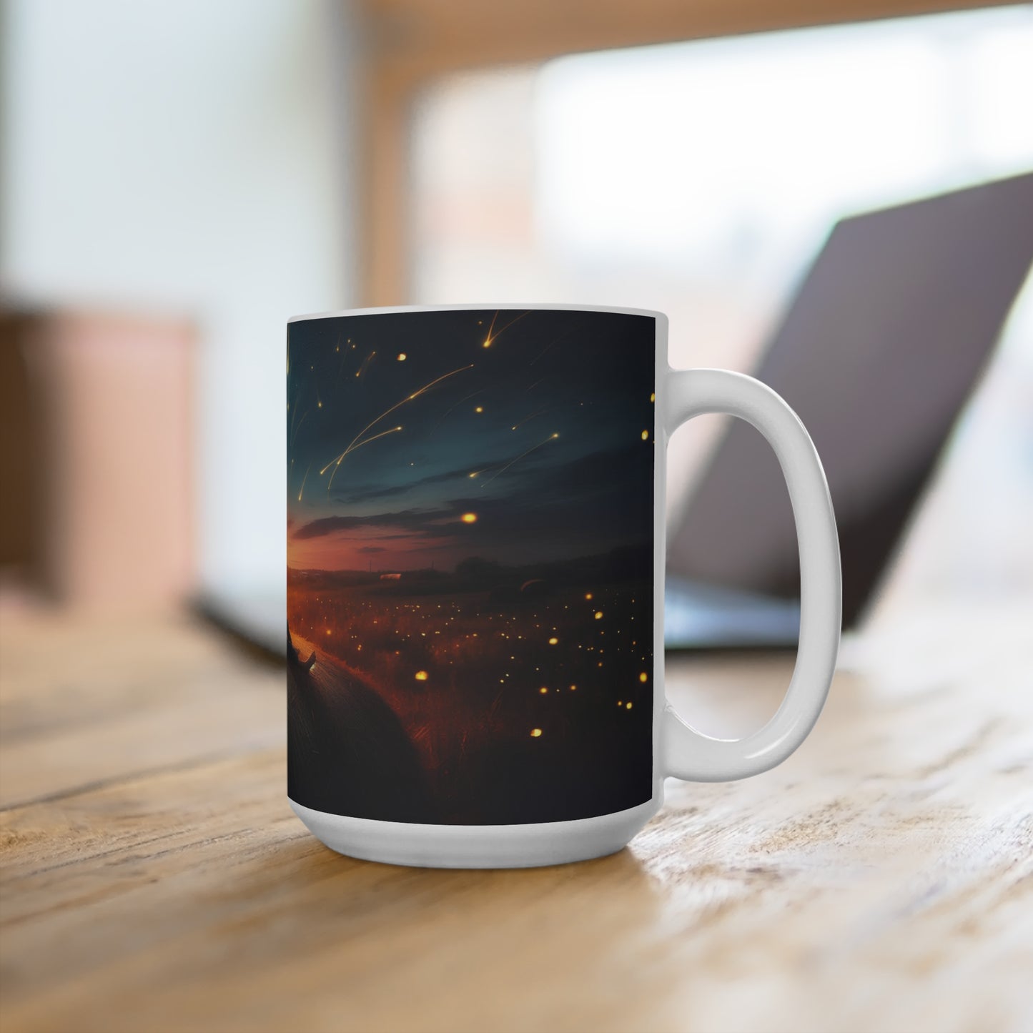 hay-bail nights Mug 15oz