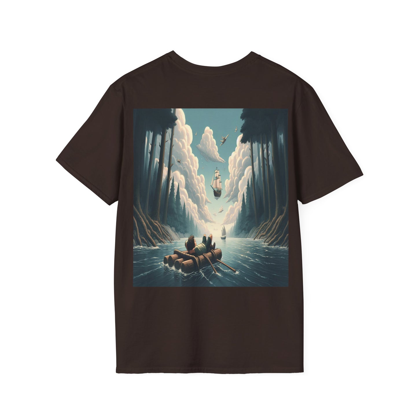 river raft dreams Unisex Softstyle T-Shirt