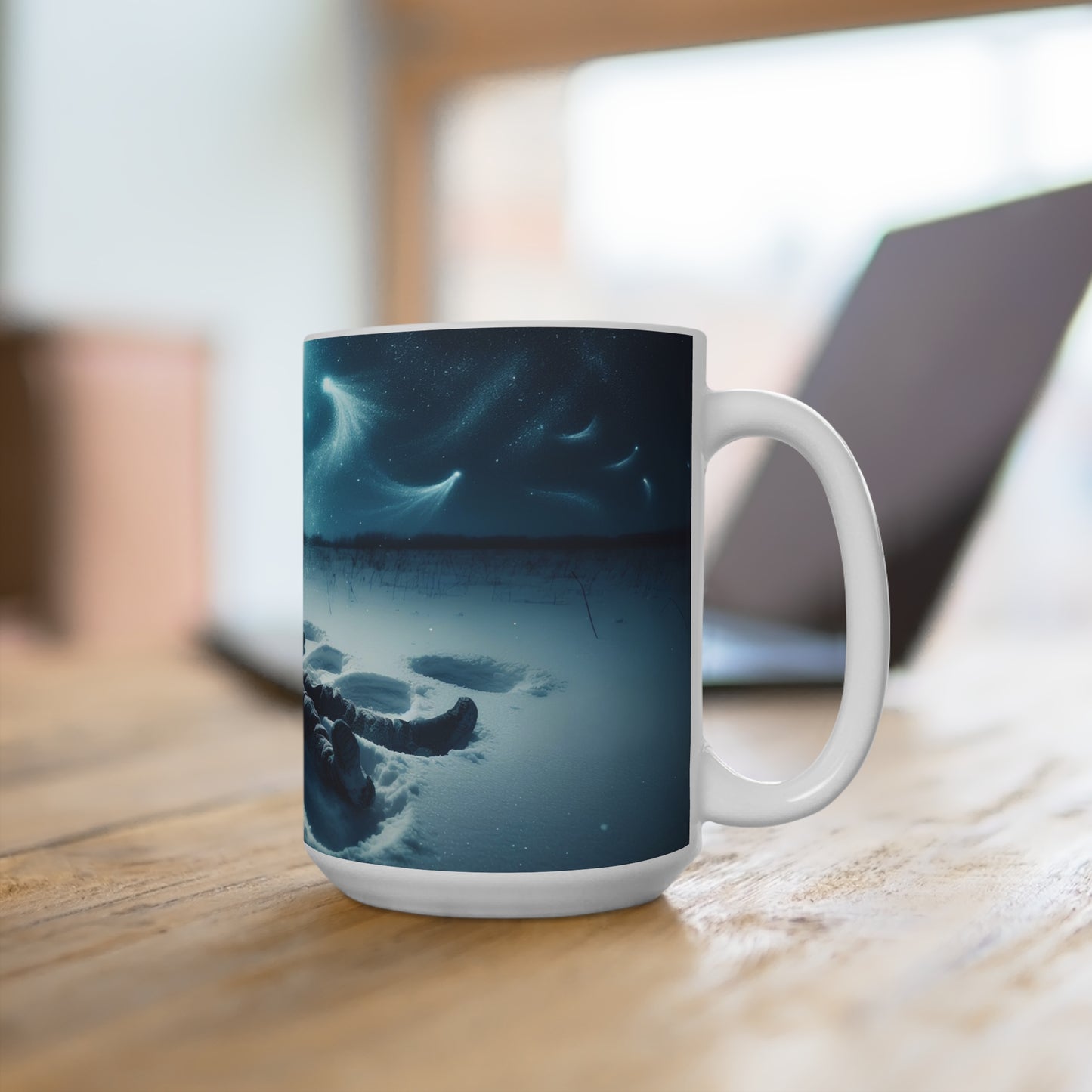 winter time angels Mug 15oz