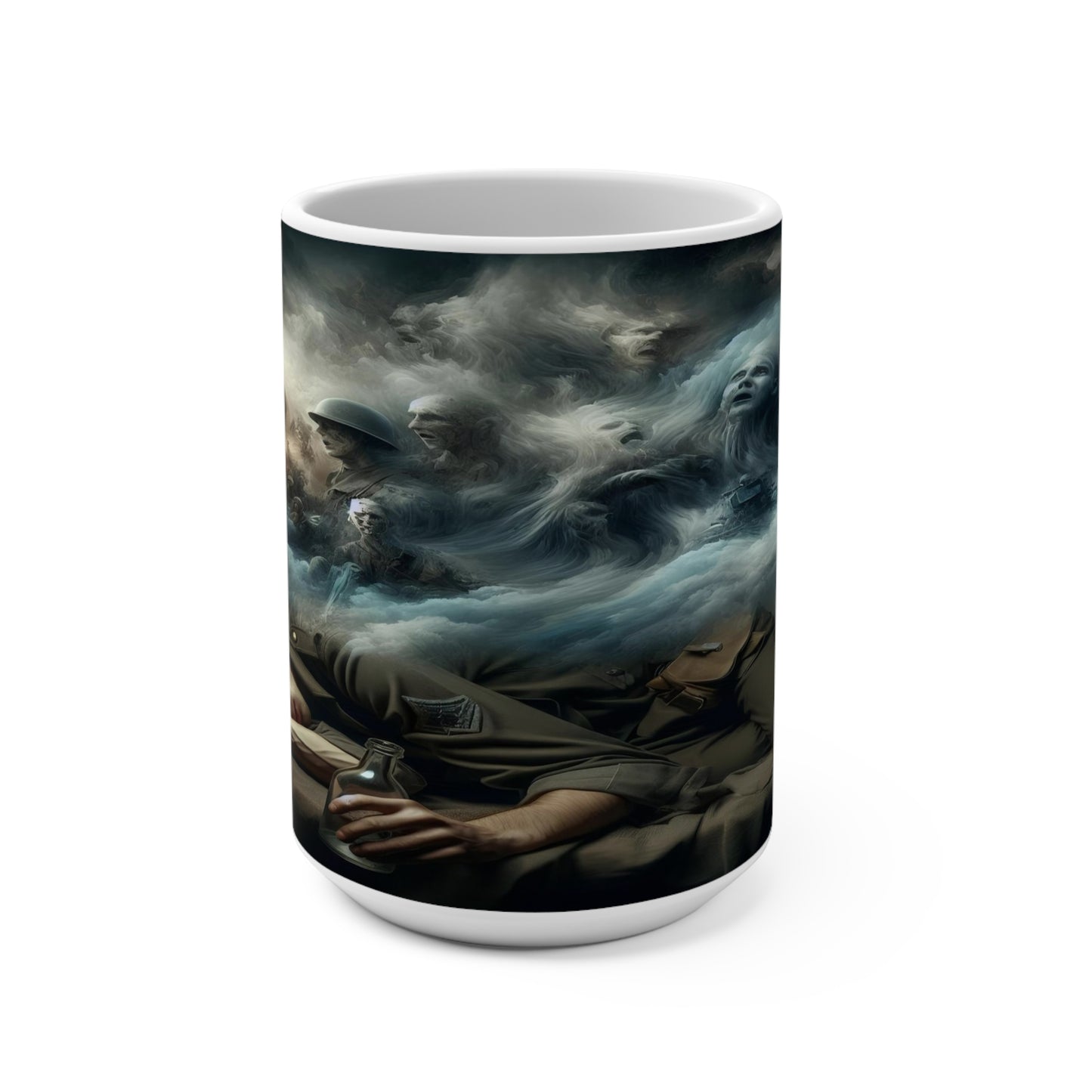 a soldiers, burden Mug 15oz