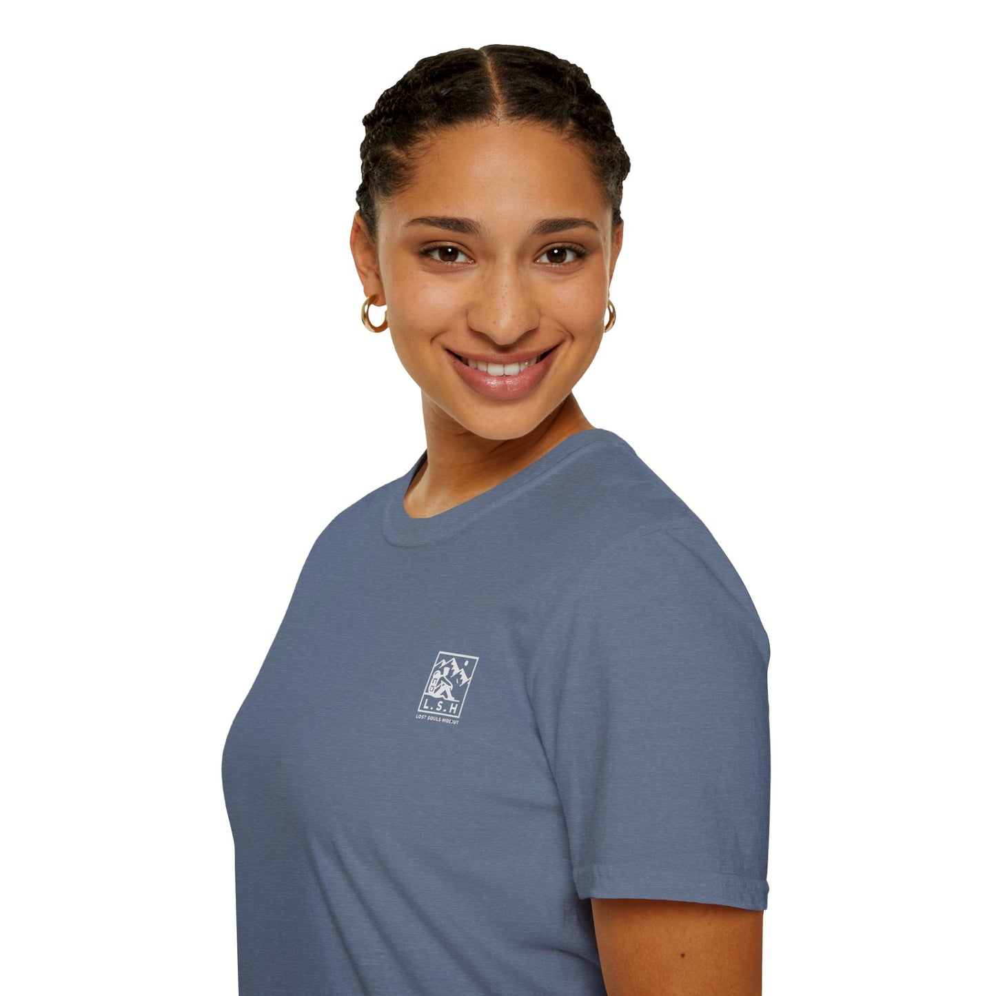 snow angel nights Unisex Softstyle T-Shirt