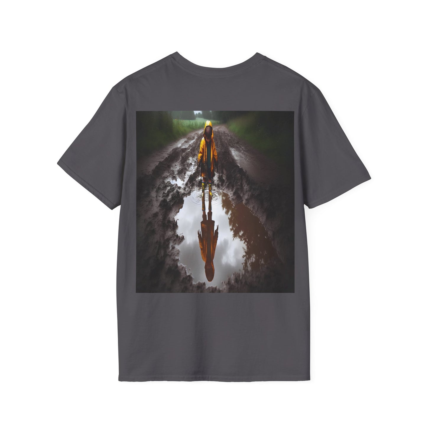 rainy day puddles Unisex Softstyle T-Shirt