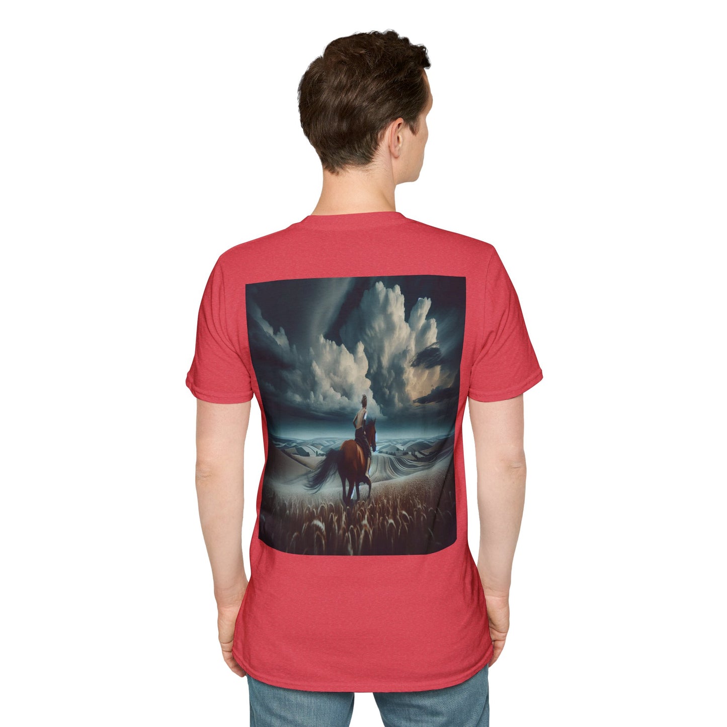 cloudy fields rides Unisex Softstyle T-Shirt