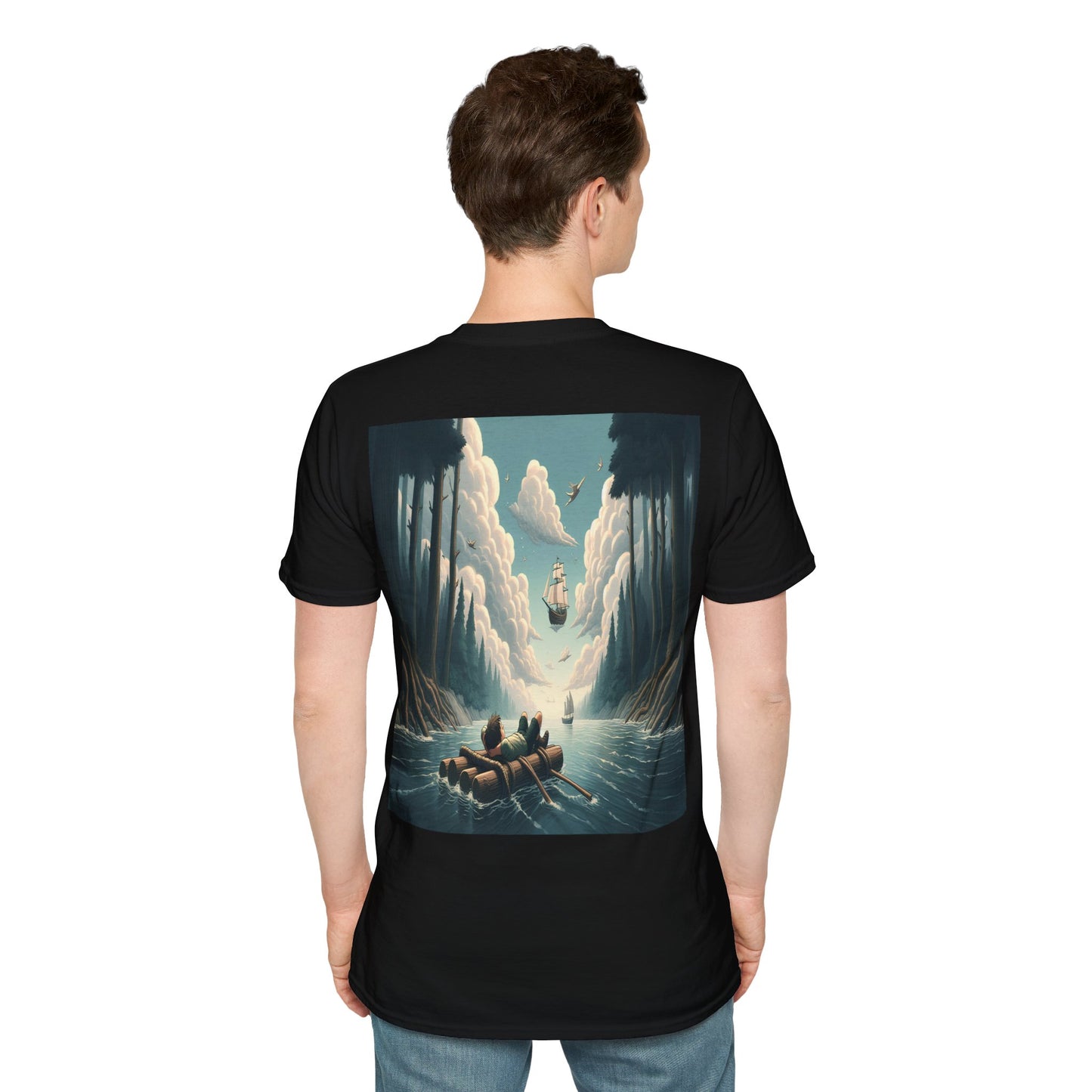 river raft dreams Unisex Softstyle T-Shirt