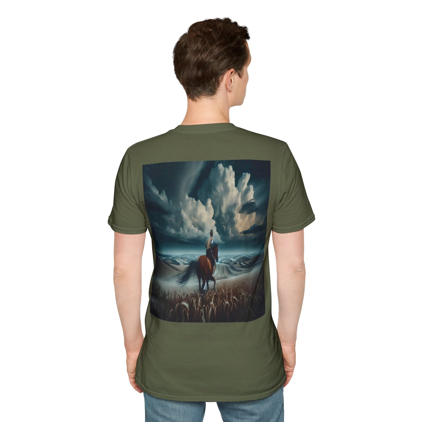 cloudy fields rides Unisex Softstyle T-Shirt