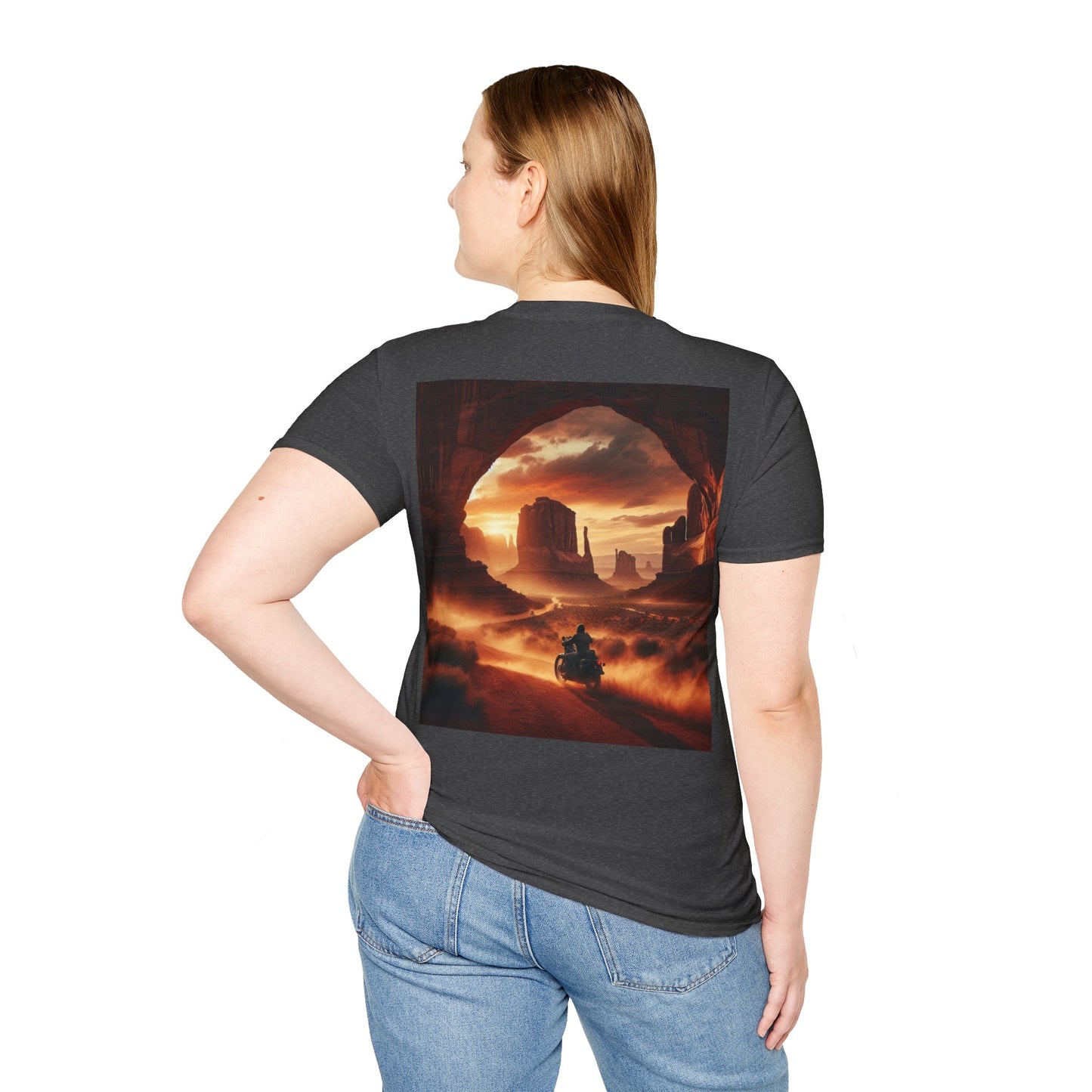 lonely road Unisex Softstyle T-Shirt