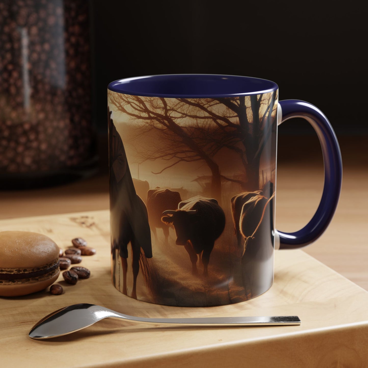 cowboys morning Accent Coffee Mug (11, 15oz)