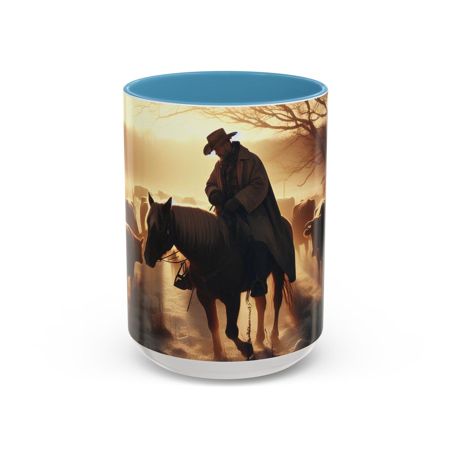 cowboys morning Accent Coffee Mug (11, 15oz)