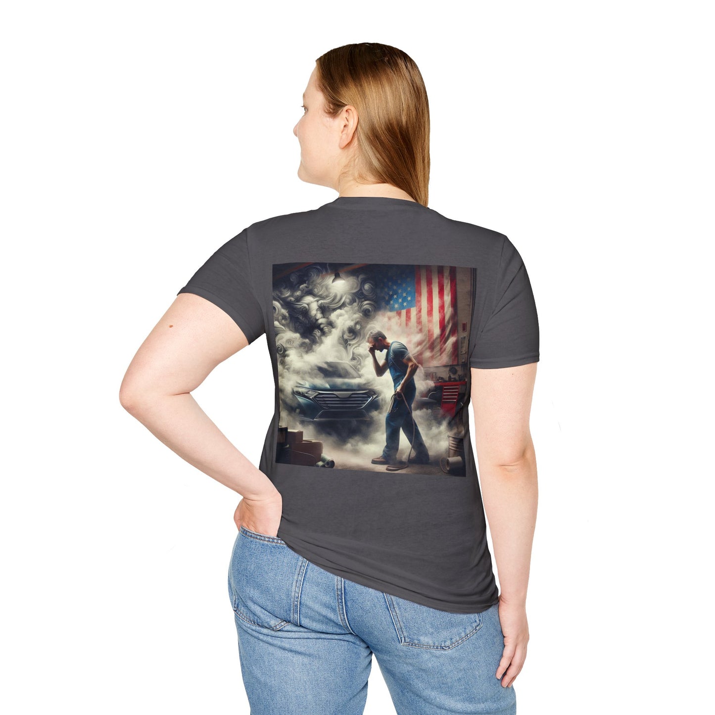 mechanics struggle Unisex Softstyle T-Shirt