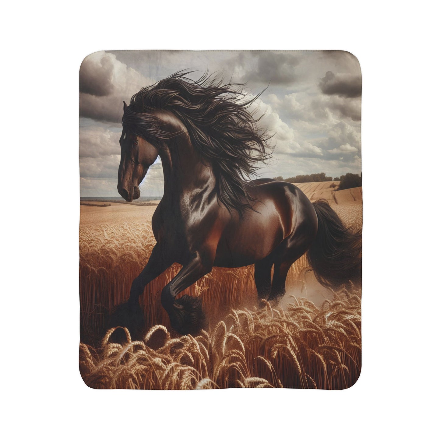 Prairie Thunder Sherpa Blanket