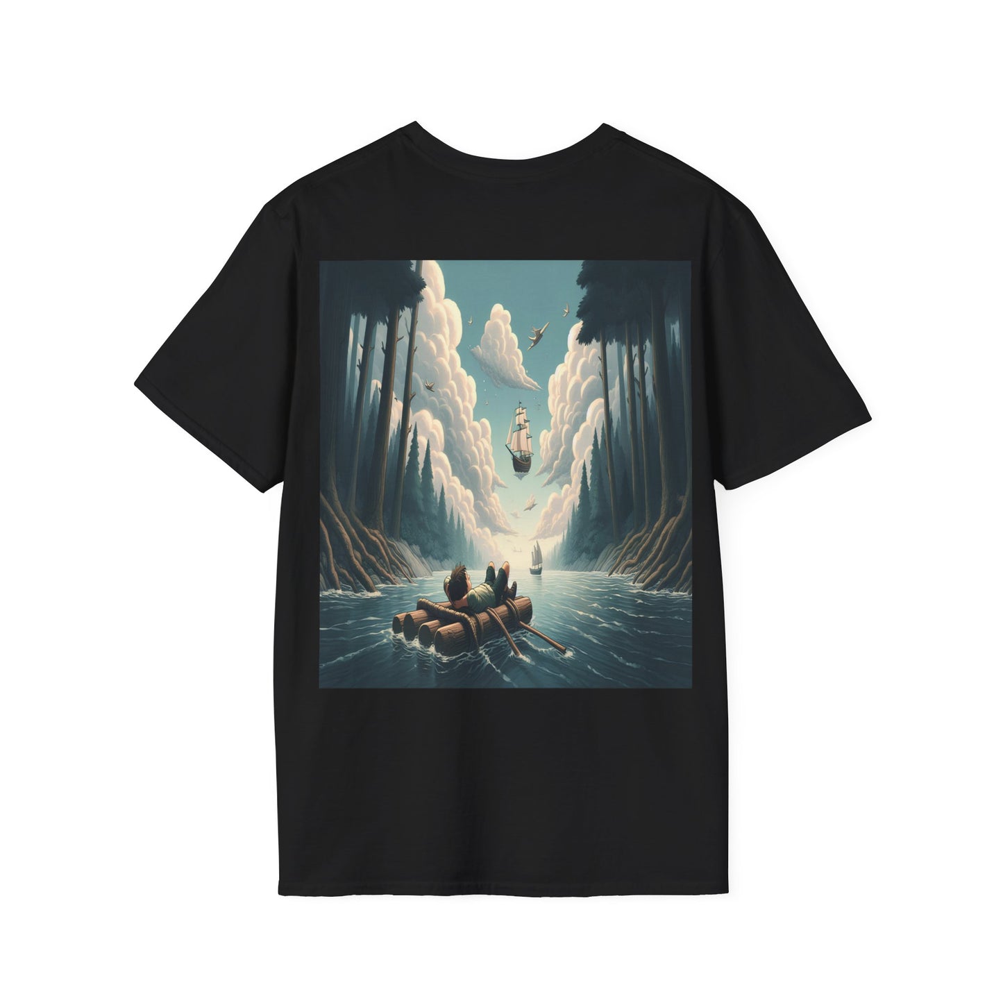 river raft dreams Unisex Softstyle T-Shirt