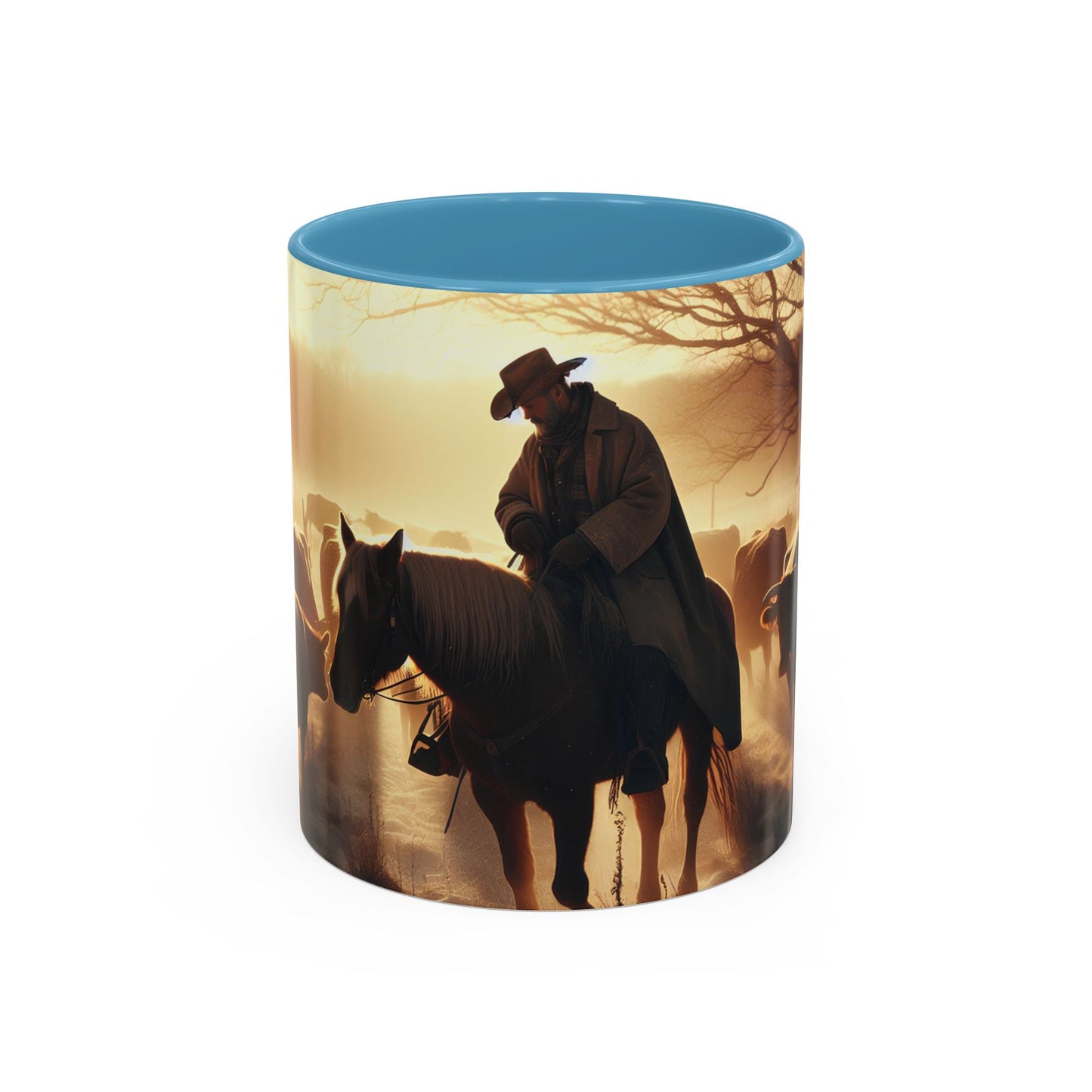 cowboys morning Accent Coffee Mug (11, 15oz)