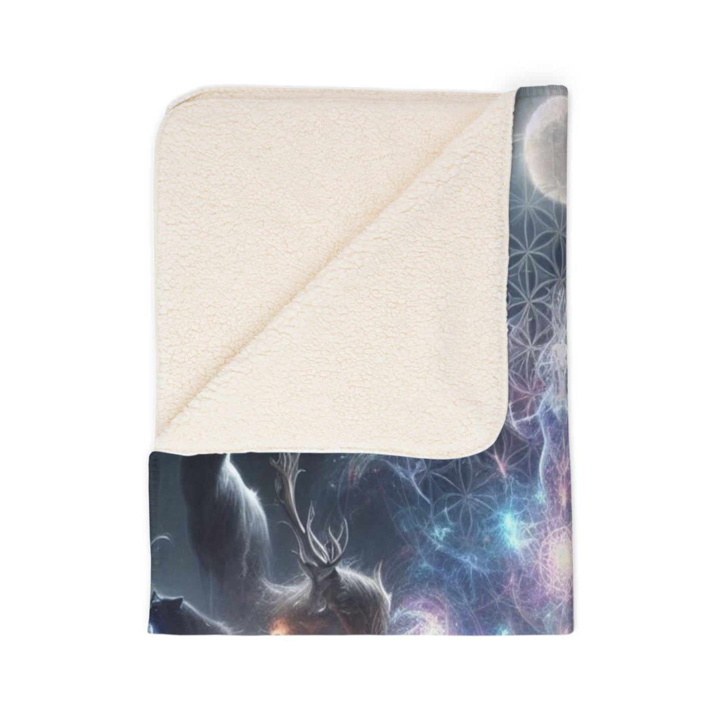 Spirit Wilderness Fleece Sherpa Blanket