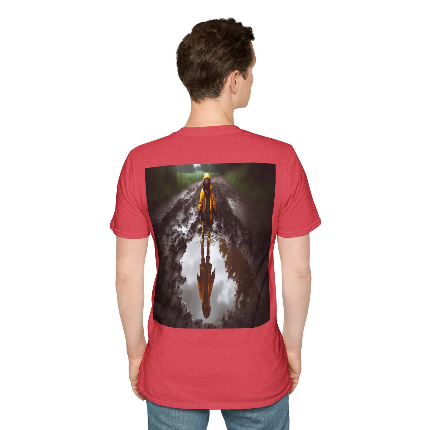rainy day puddles Unisex Softstyle T-Shirt