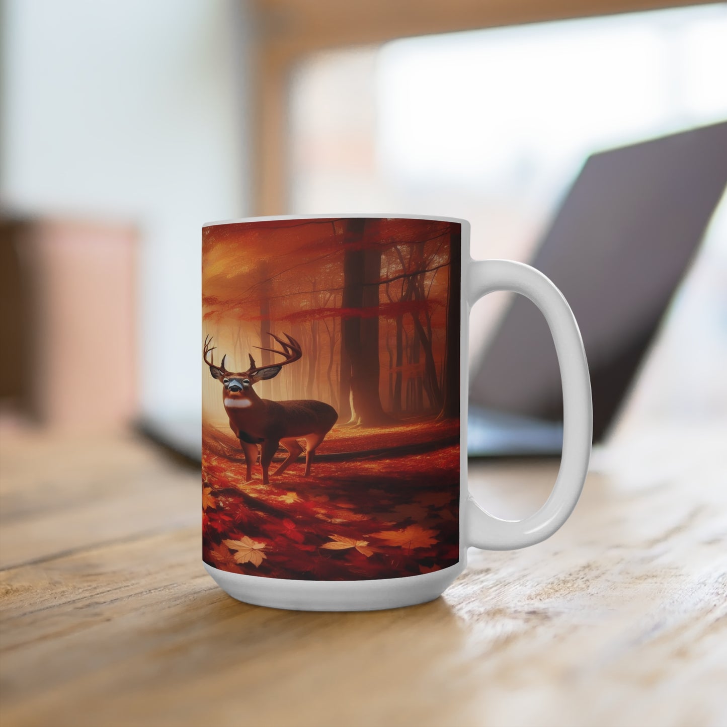 Antlered Silence Mug 15oz