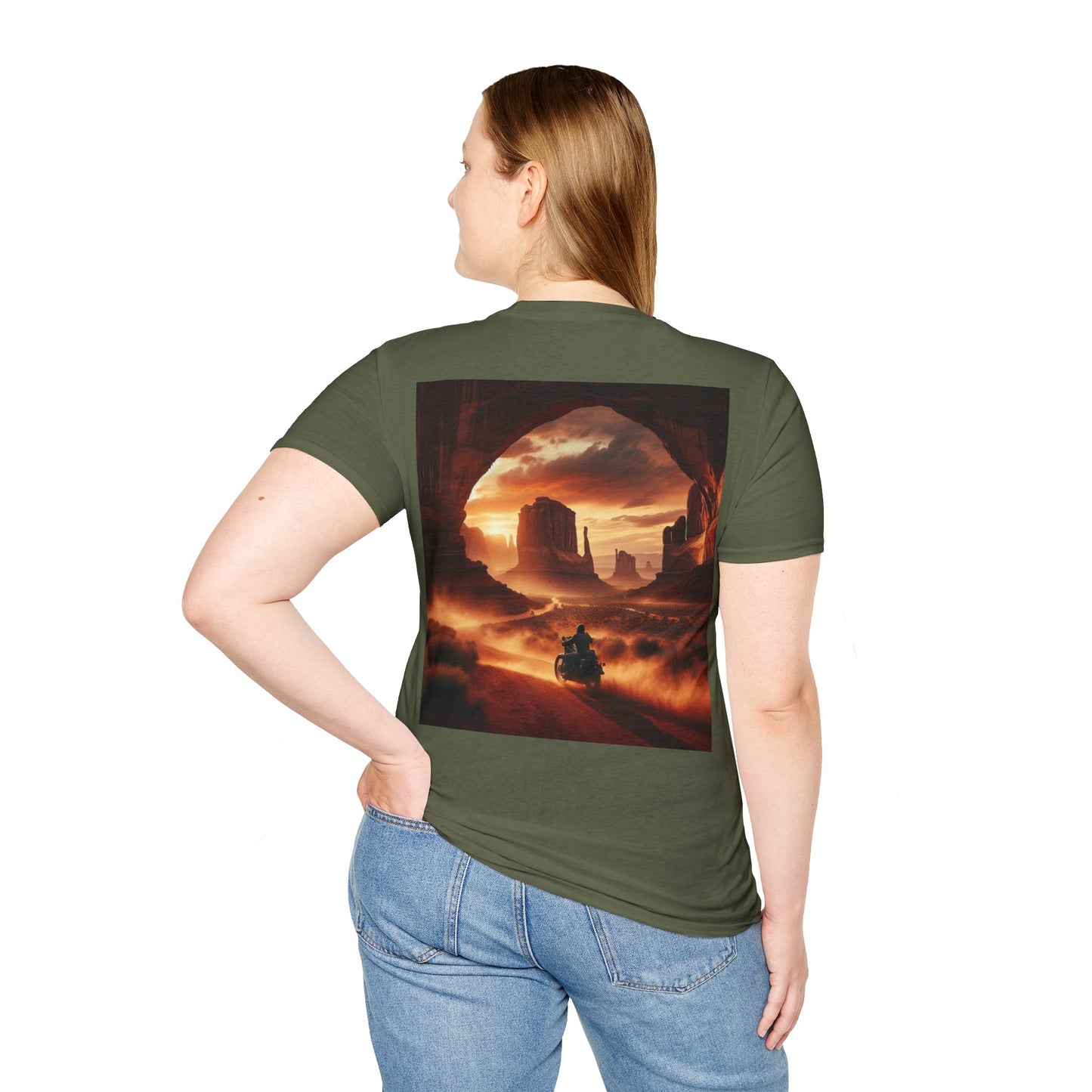 lonely road Unisex Softstyle T-Shirt