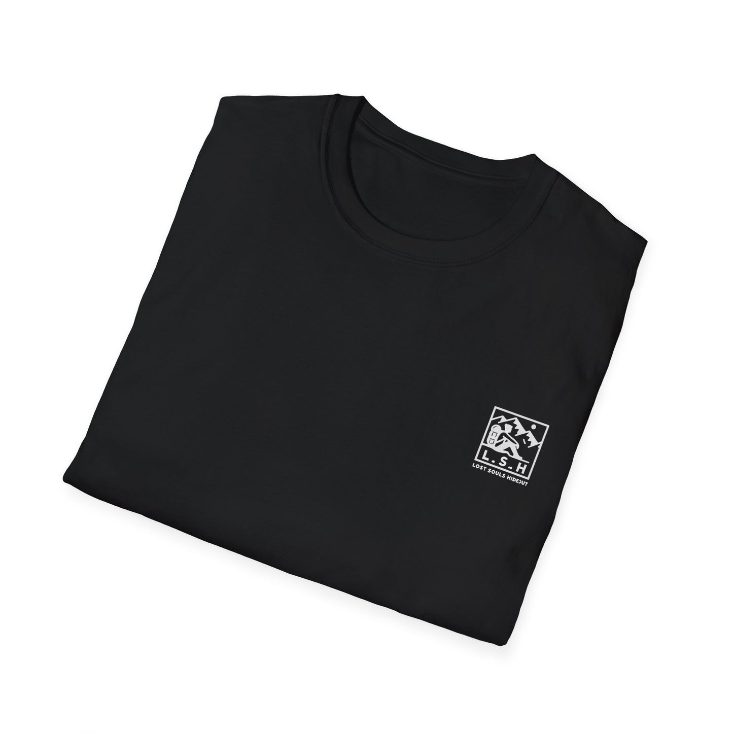Mysterious violinist Unisex Softstyle T-Shirt