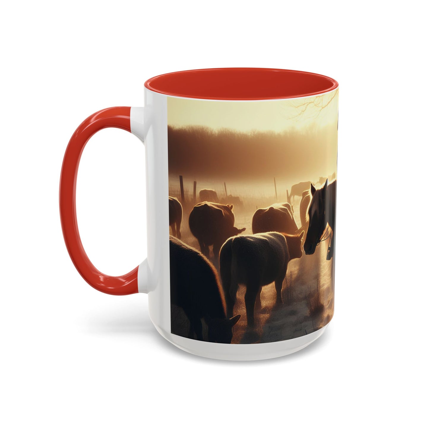 cowboys morning Accent Coffee Mug (11, 15oz)