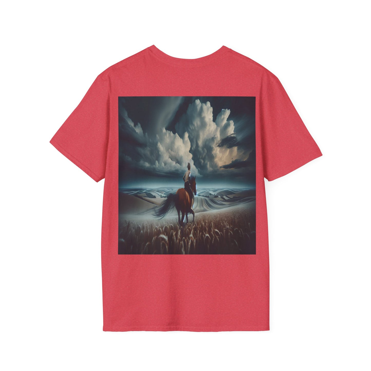 cloudy fields rides Unisex Softstyle T-Shirt