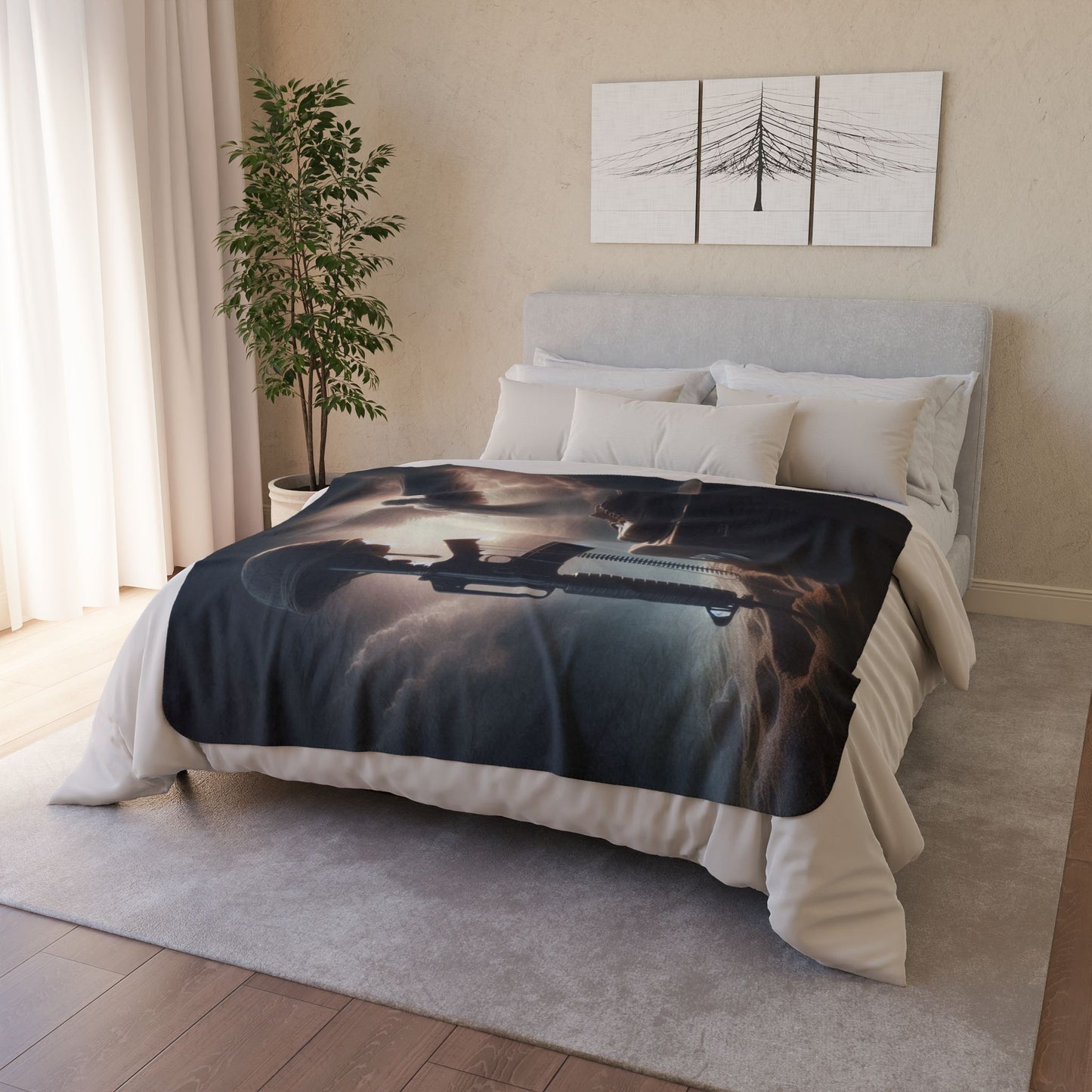 soldier memorial Fleece Sherpa Blanket