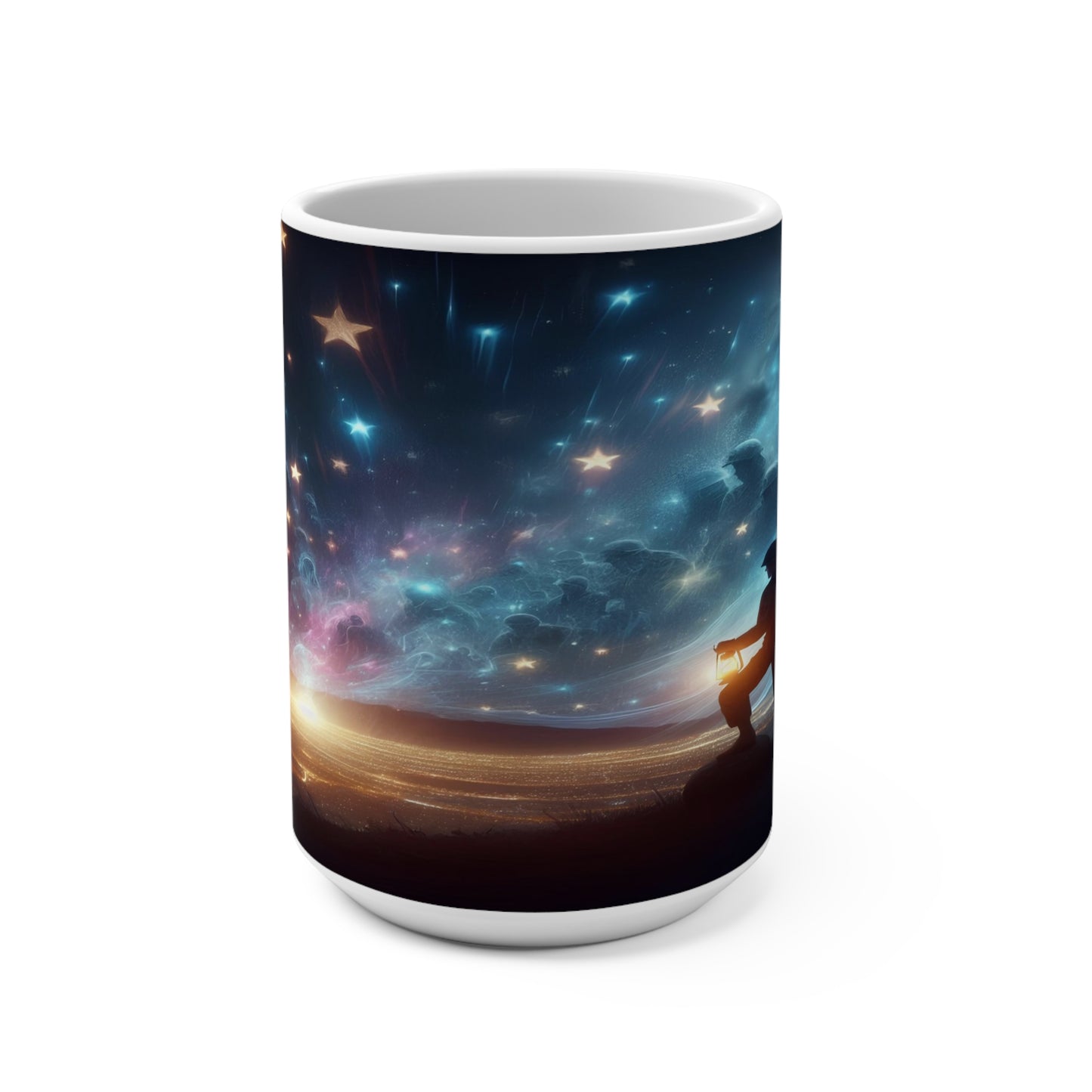 Soldier, starry night Mug 15oz