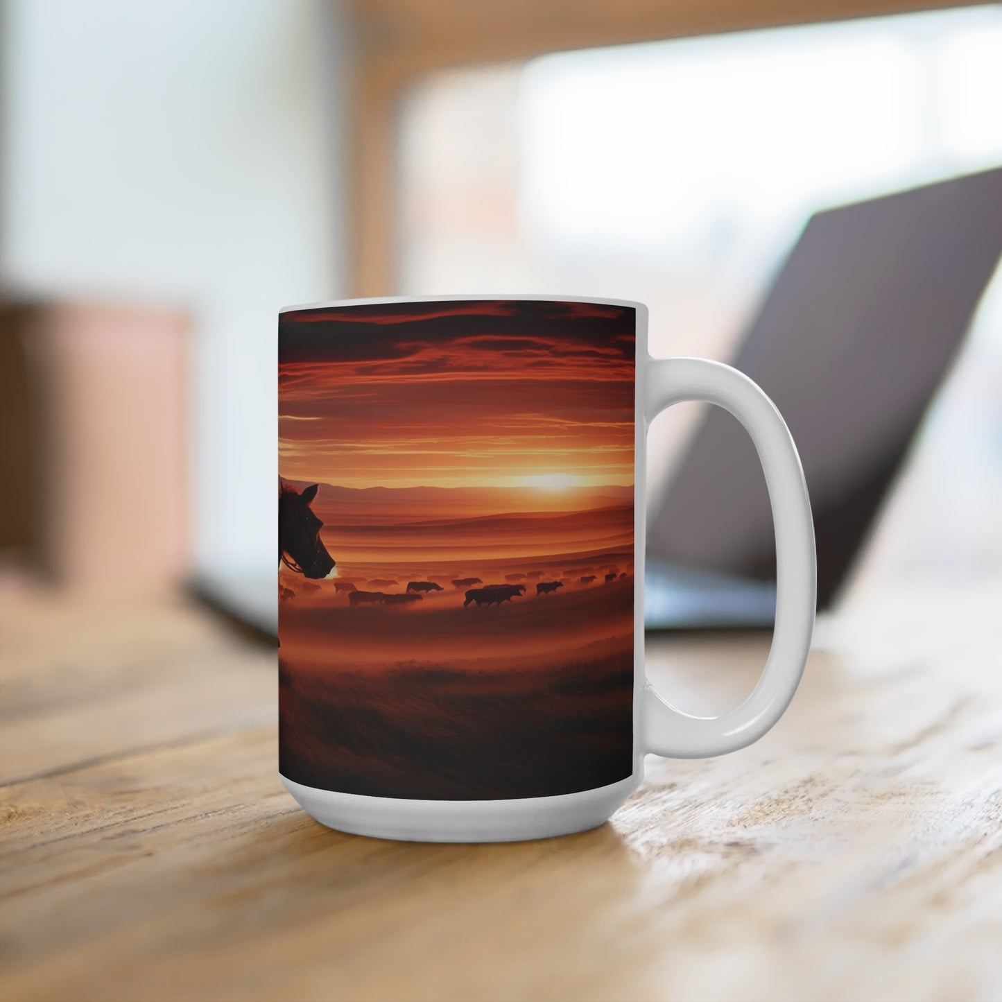 The evening ride Mug 15oz
