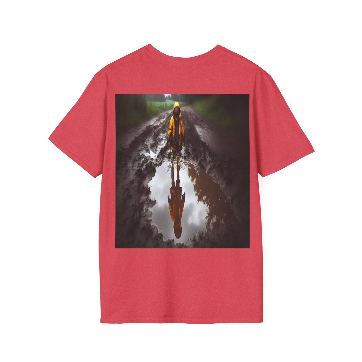 rainy day puddles Unisex Softstyle T-Shirt