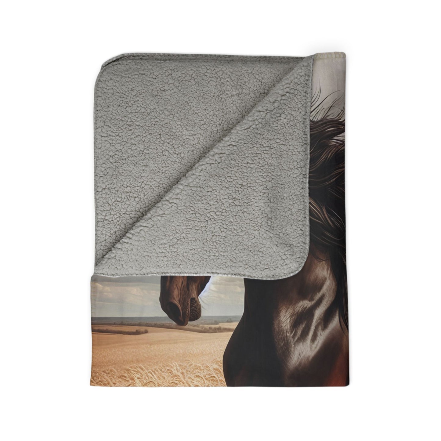 Prairie Thunder Sherpa Blanket