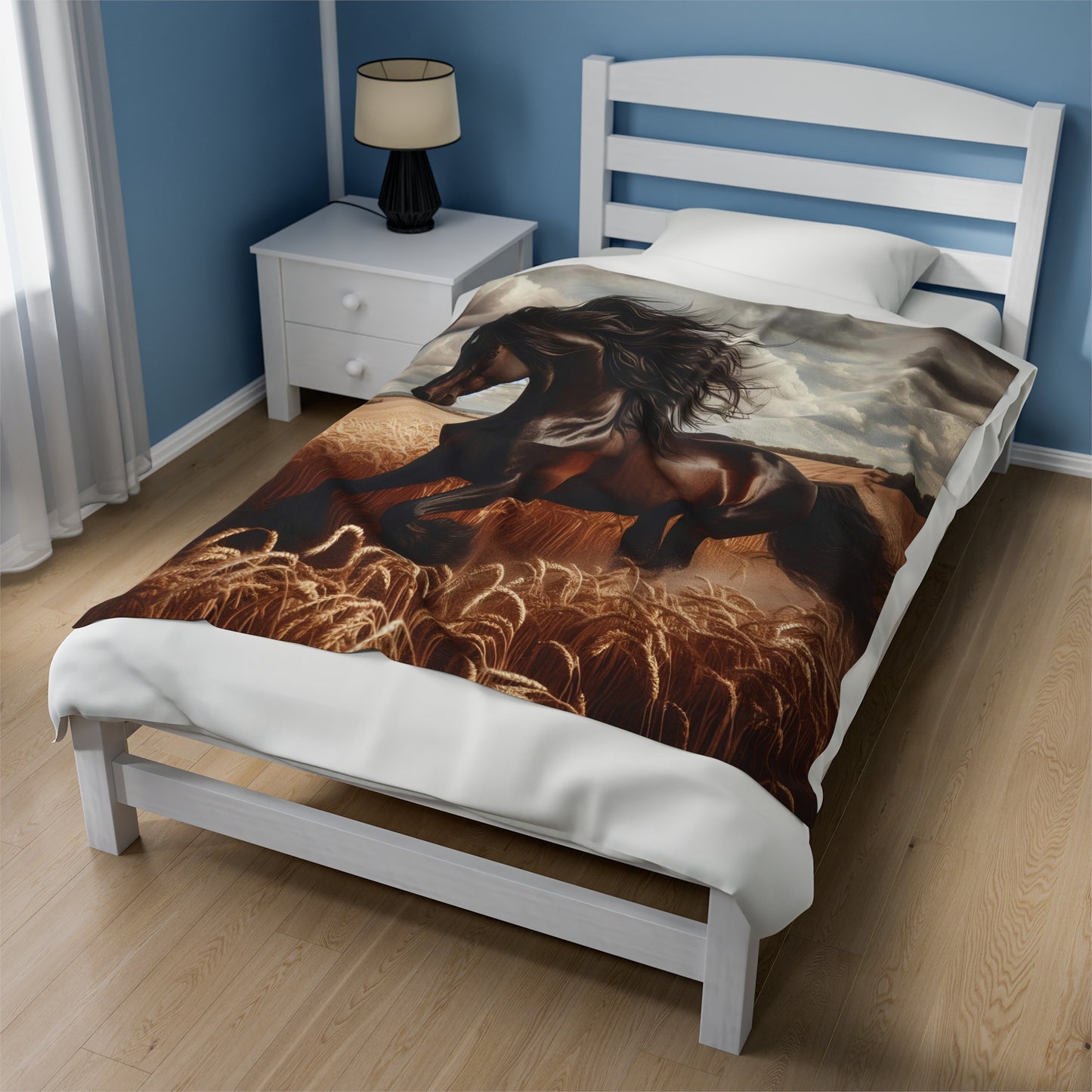 Prairie Thunder Plush Blanket