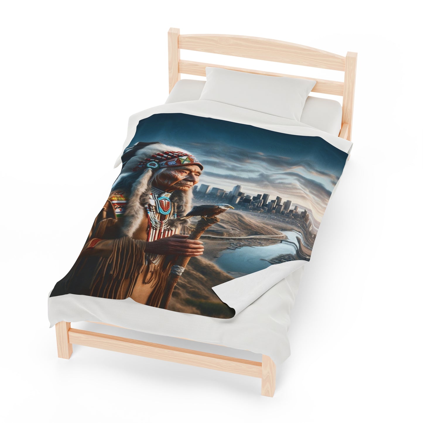 Tears of the Forgotten Plains Velveteen Plush Blanket