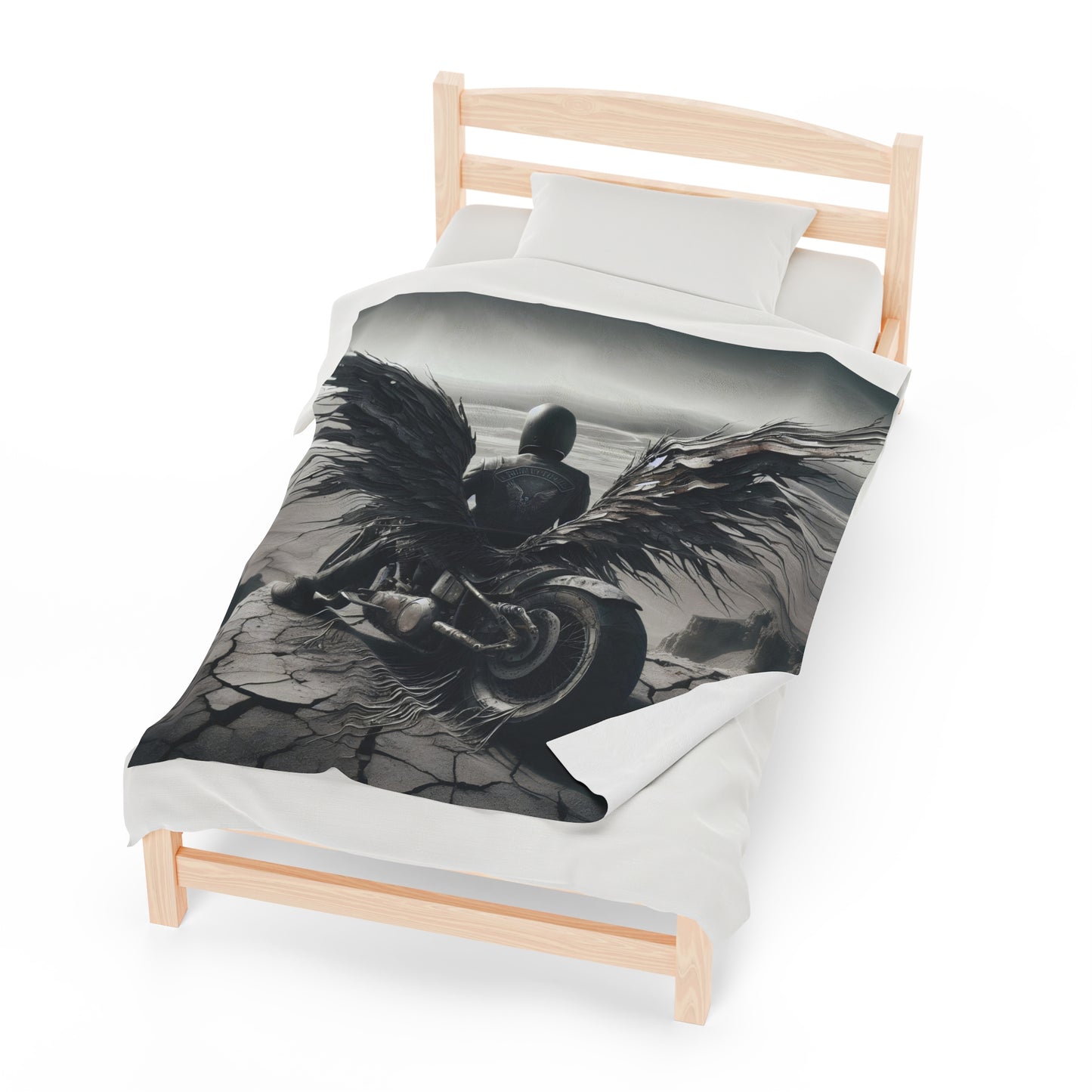 metal rider Velveteen Plush Blanket