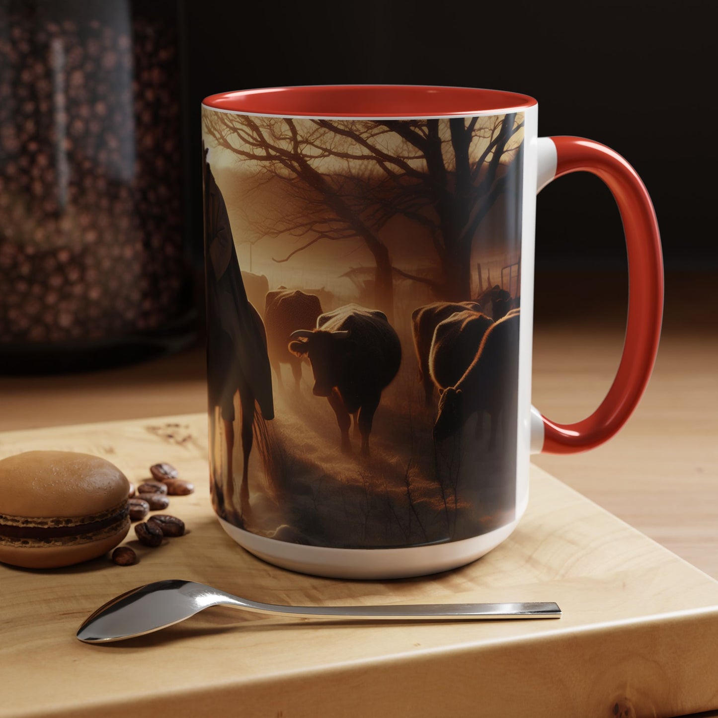 cowboys morning Accent Coffee Mug (11, 15oz)