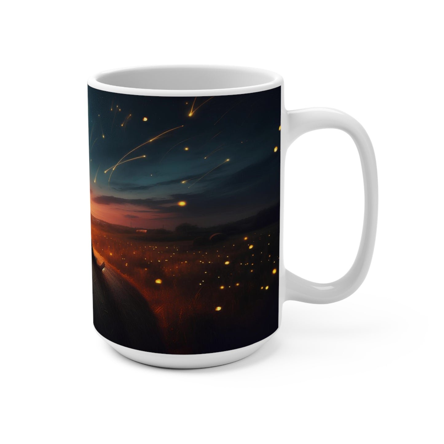 hay-bail nights Mug 15oz