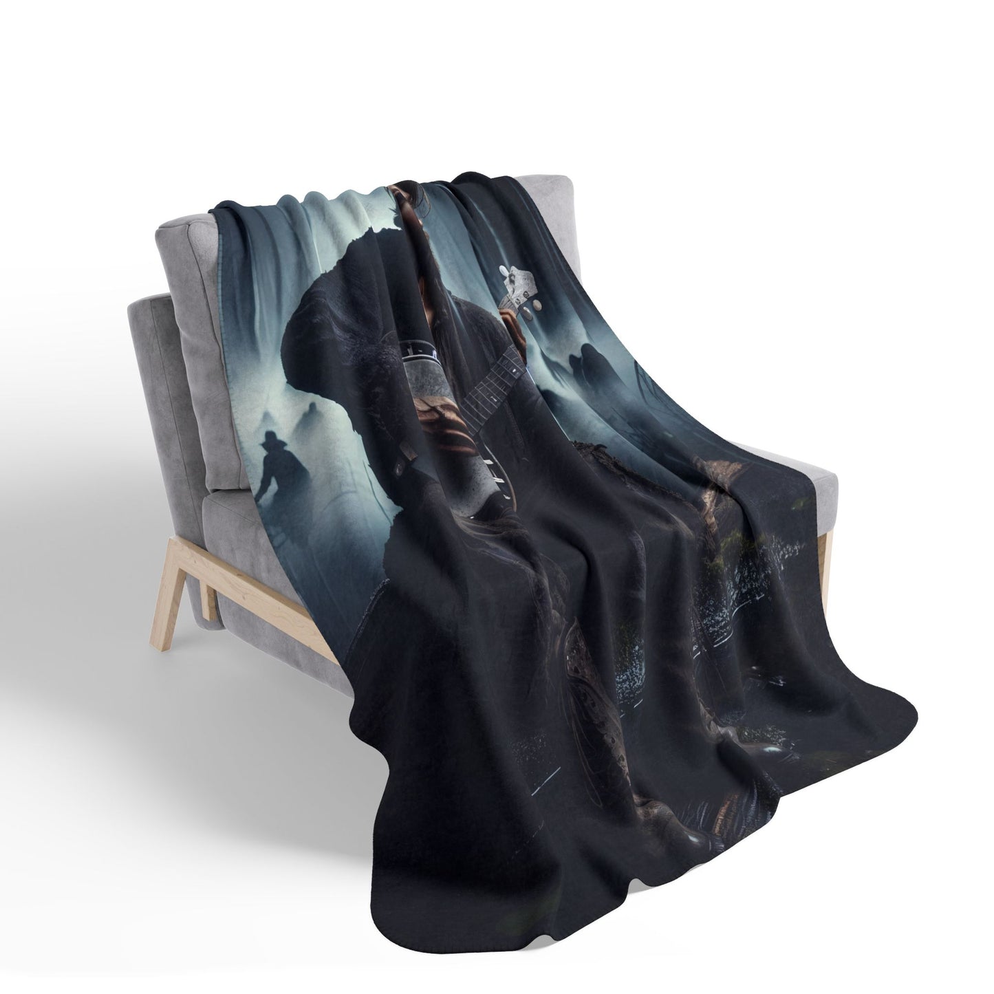 banjo bayou Fleece Sherpa Blanket