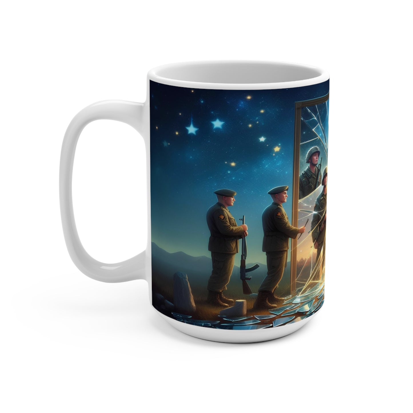 A soldiers fragments Mug 15oz