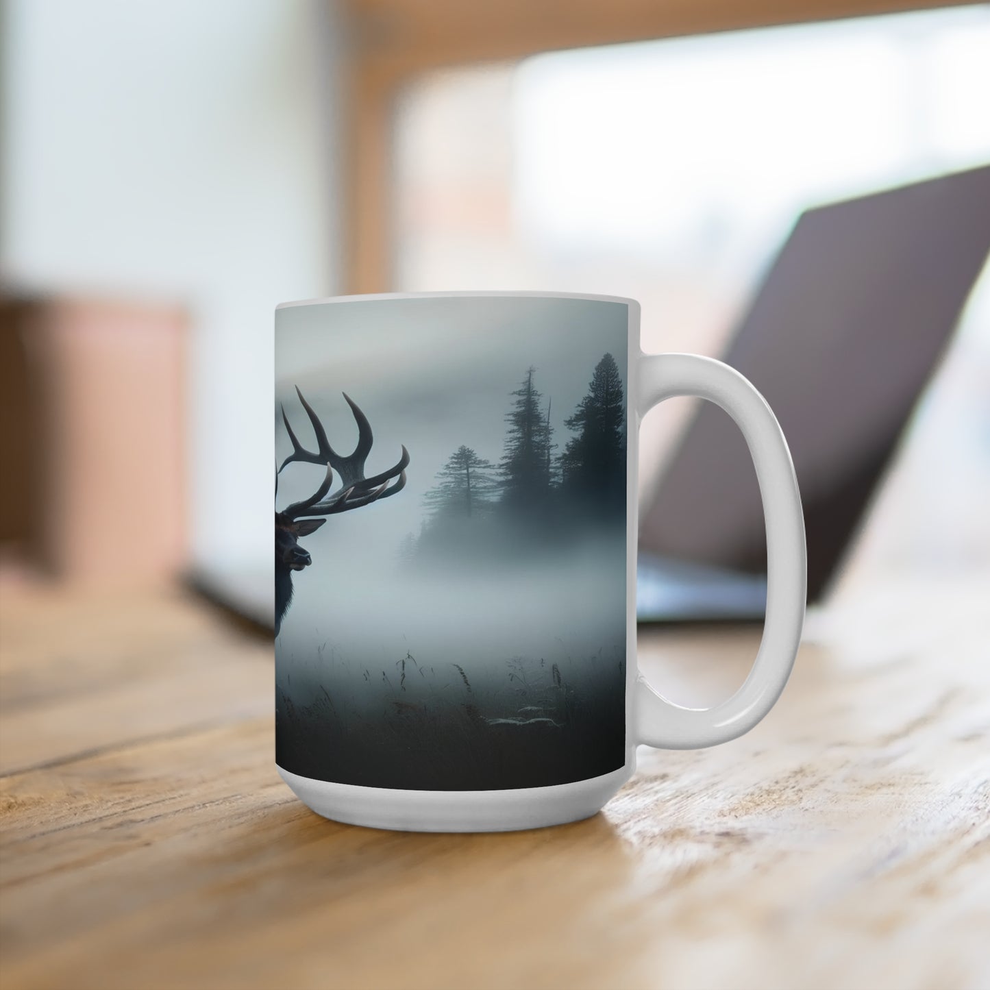 Snowbound Elk Mug 15oz