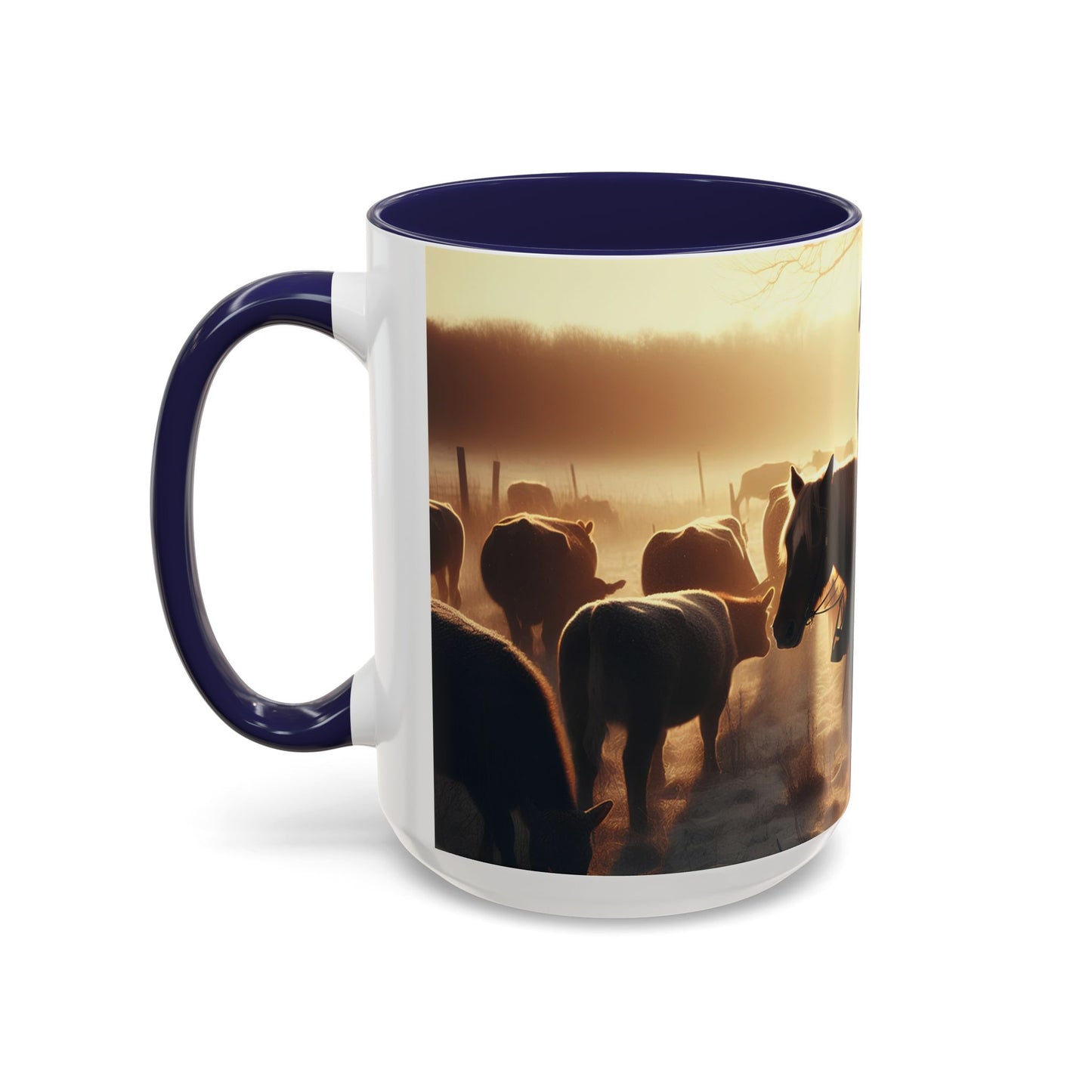 cowboys morning Accent Coffee Mug (11, 15oz)