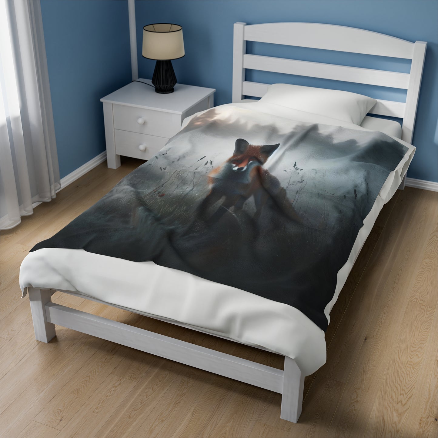 Misty Prowler Velveteen Plush Blanket
