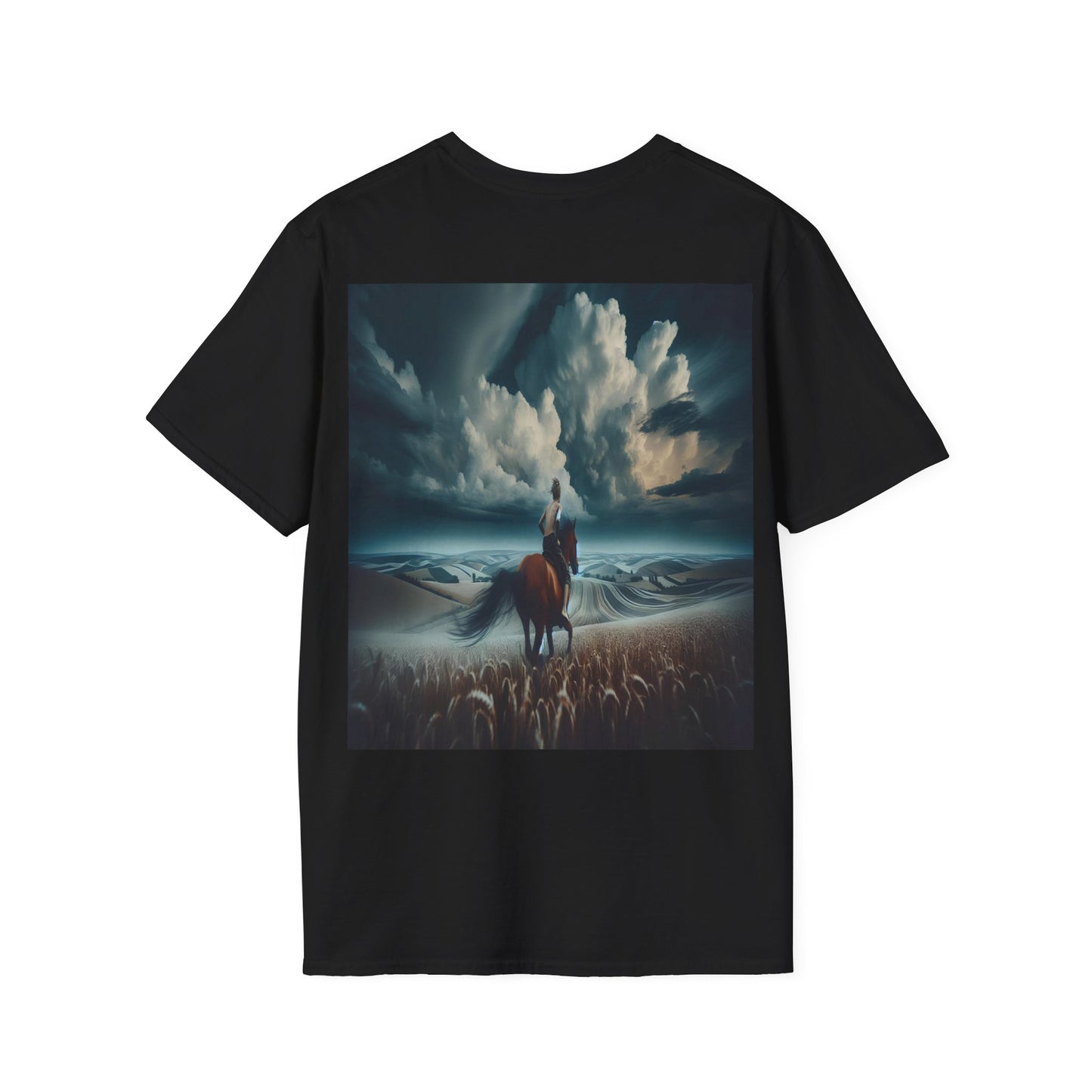 cloudy fields rides Unisex Softstyle T-Shirt