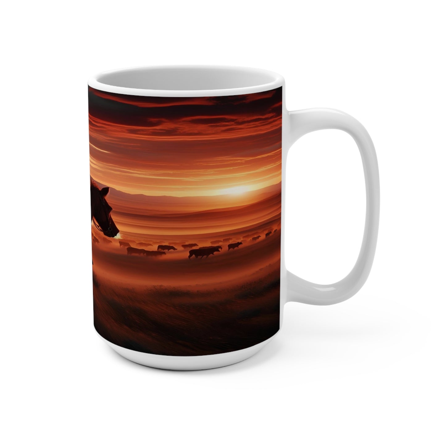 The evening ride Mug 15oz