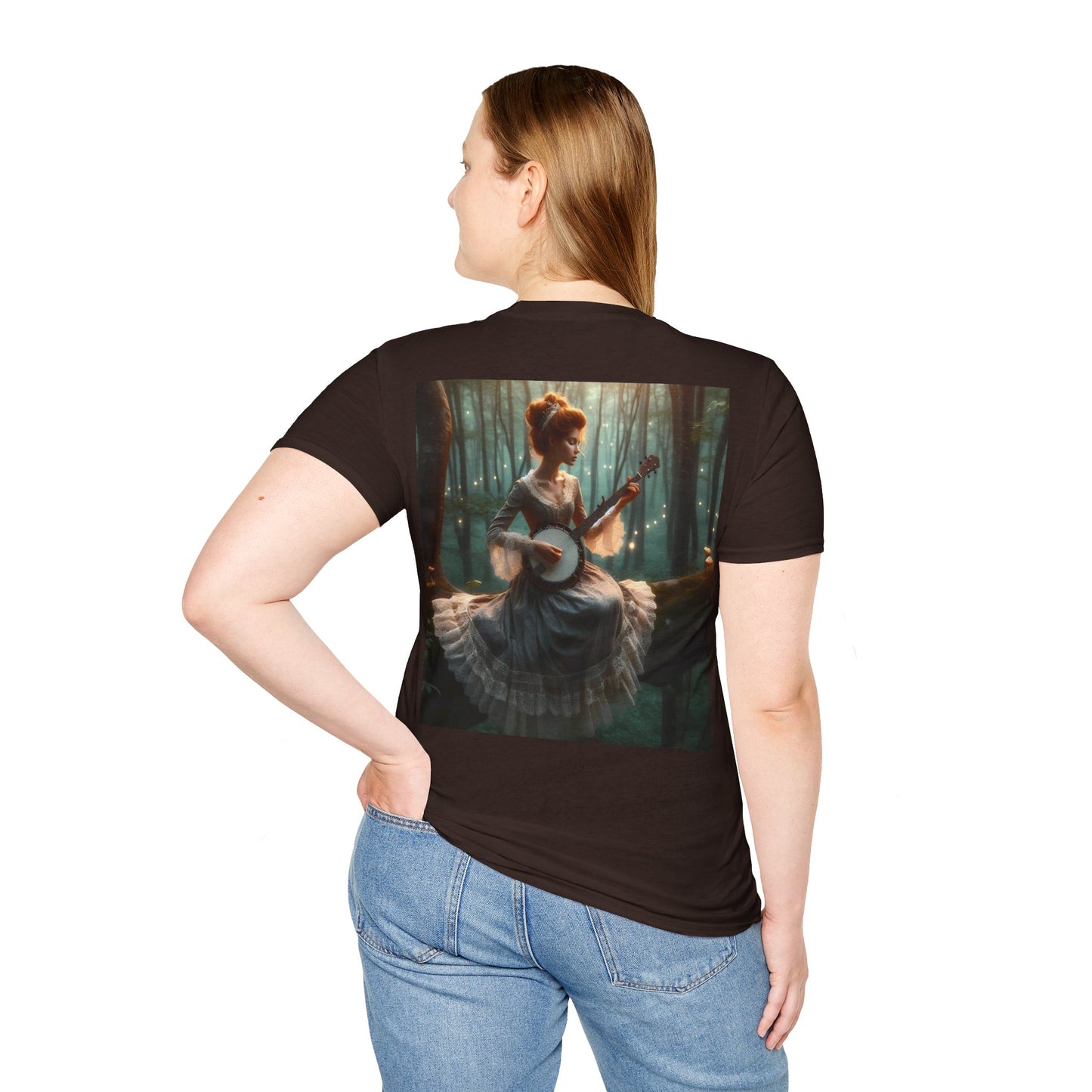 Magical banjo, Forest Unisex Softstyle T-Shirt