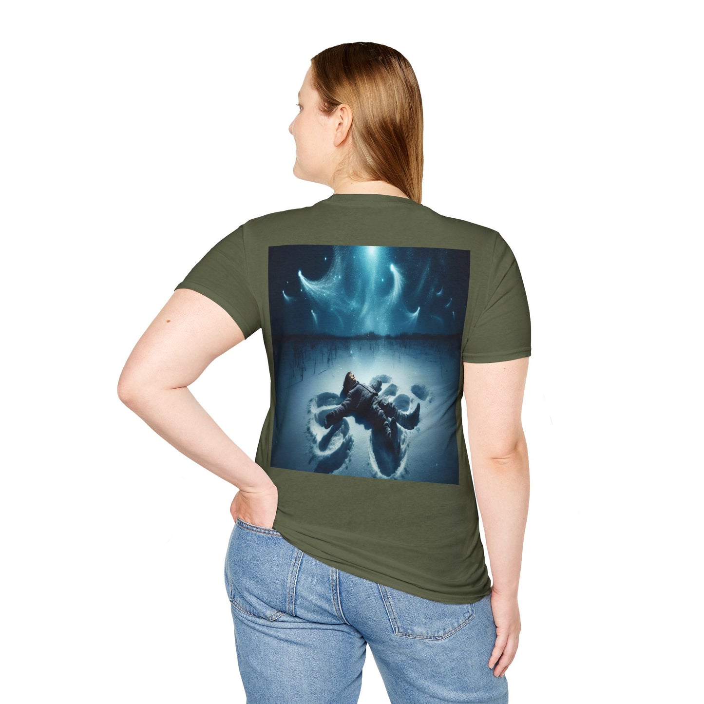 snow angel nights Unisex Softstyle T-Shirt