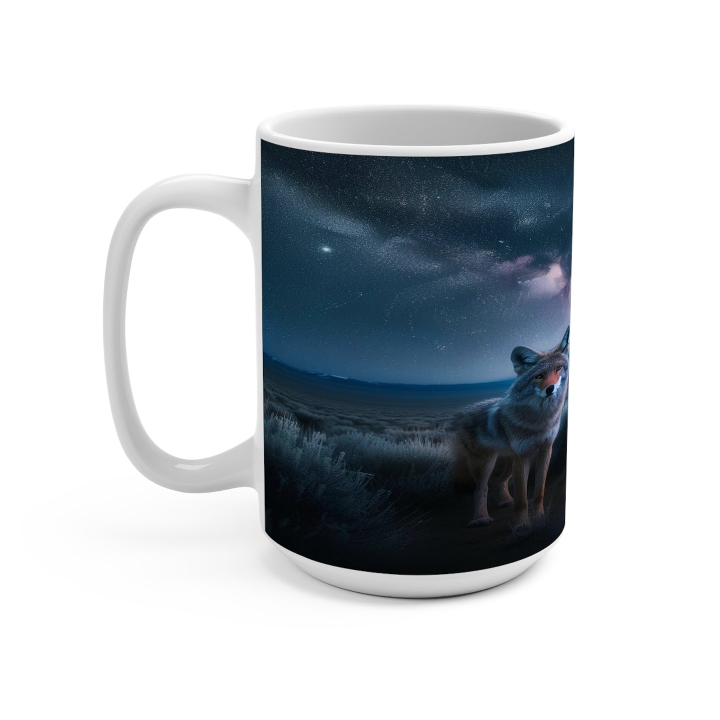 Celestial Coyote Mug 15oz