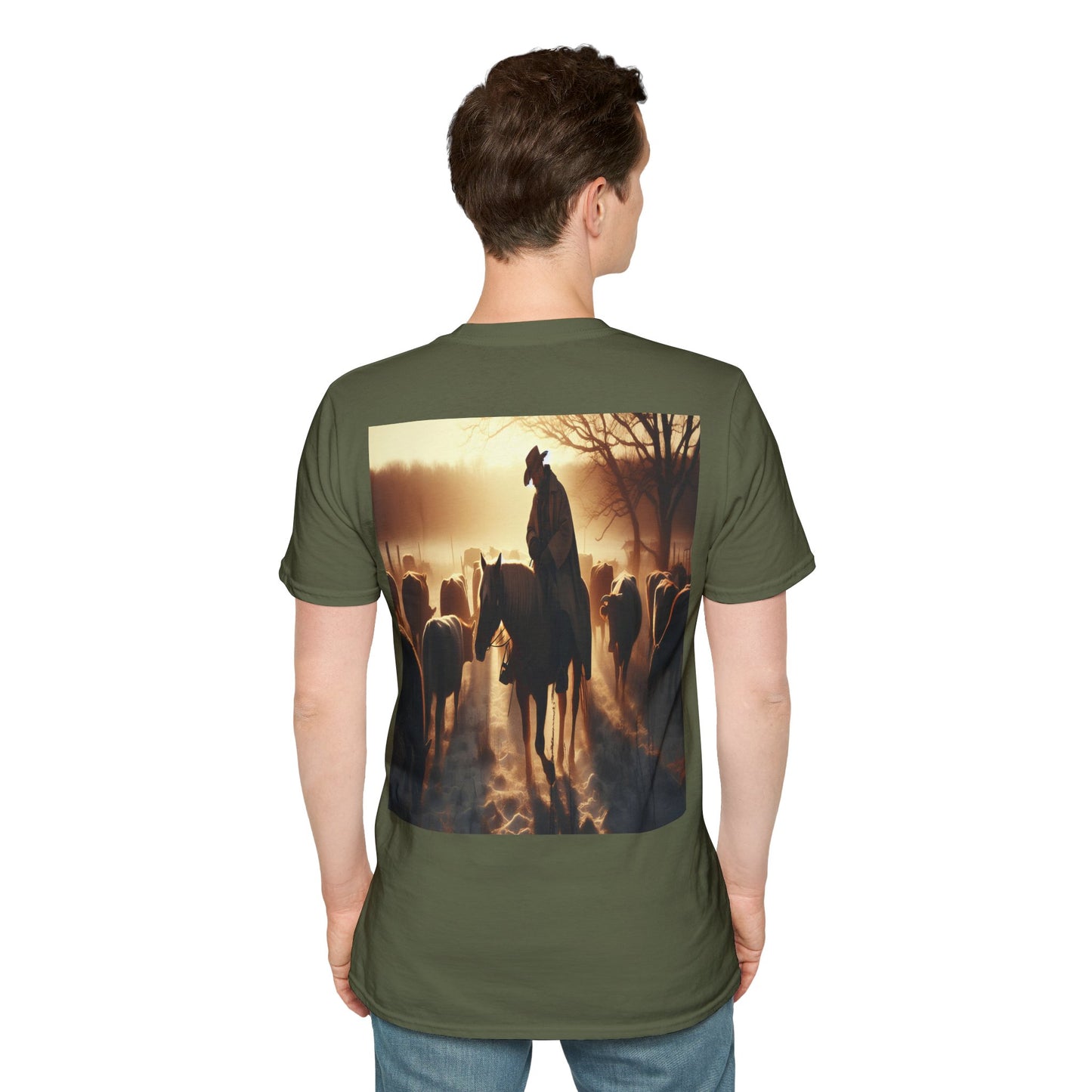 early morning rides Unisex Softstyle T-Shirt