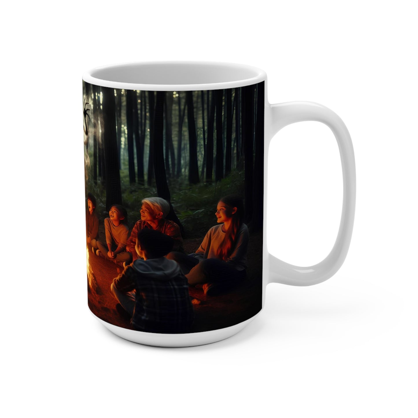 campfire ghost storys Mug 15oz