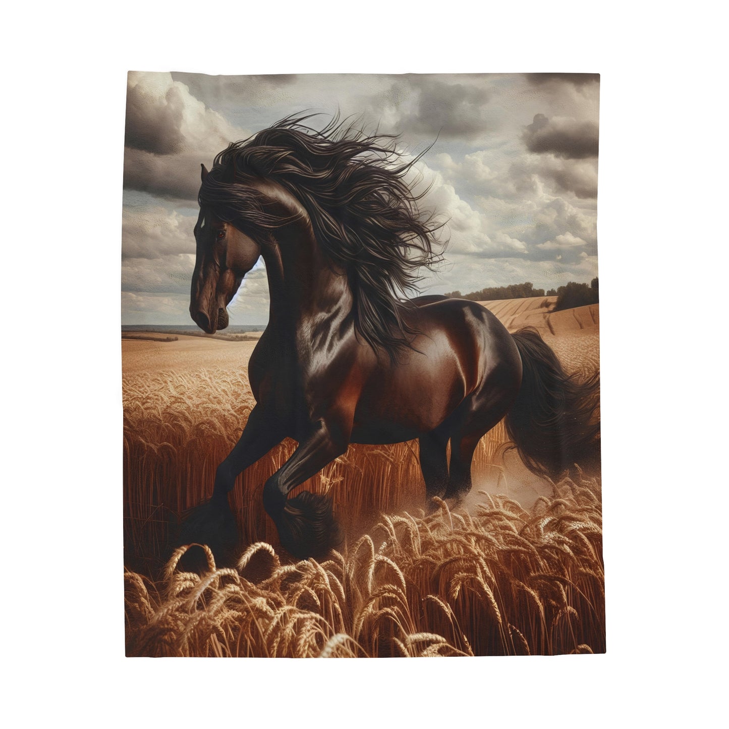 Prairie Thunder Plush Blanket