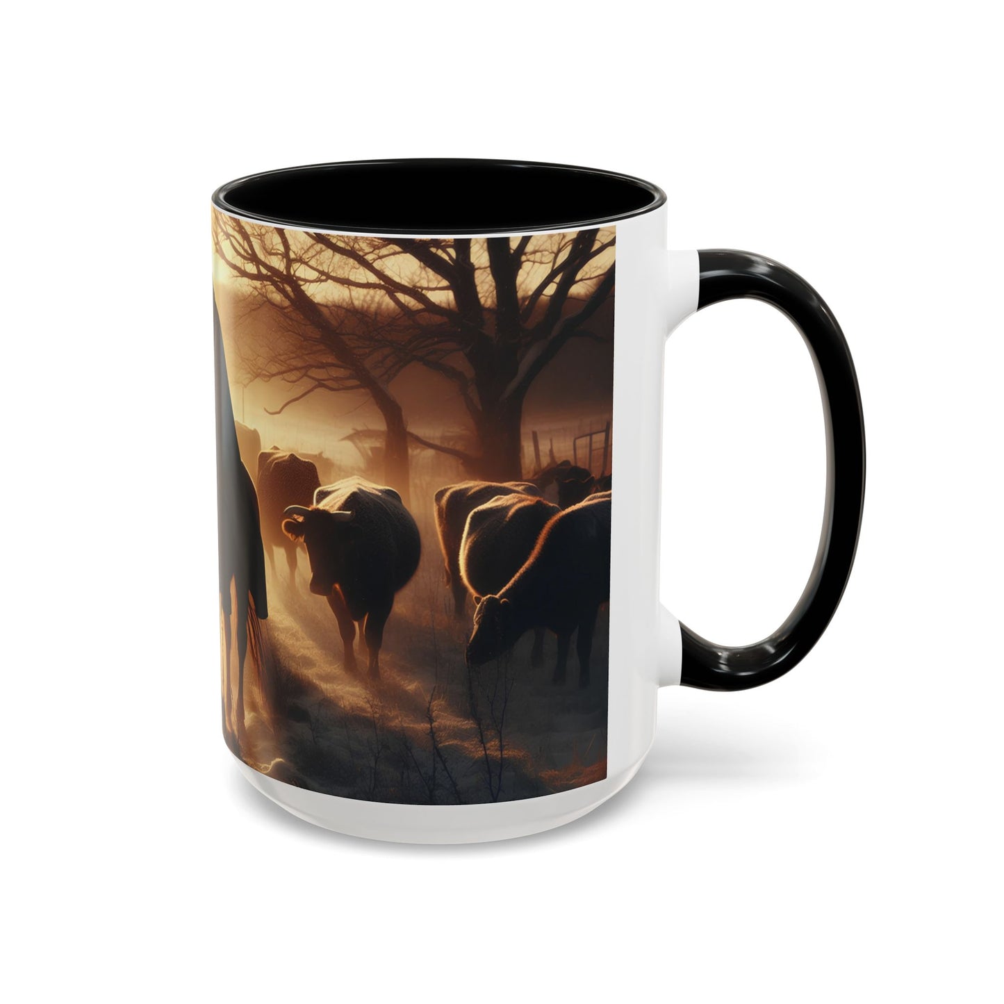 cowboys morning Accent Coffee Mug (11, 15oz)